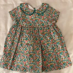 Jacadi pastel liberty print dress 18m